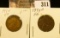 1934 P & D Lincoln Cents. Both EF.