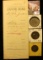1900 Earling, Iowa Liquor Bond with four Documentary Stamps, notarized; 1890 & 1907 Great Britain Ha