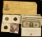 March 13th, 1894 Mechanicsville, Iowa Promissory Note; (12) $100 miniature $100 Federal Reserve Note