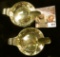 (2) (Silver? Platinum?) Cartier ashtrays, marked CARTIER RL 950 M MADE IN FRANCE. Scarce, heavy, 113