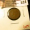 1876 Indian Head Cent, G, value $35