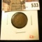 1886 type 1 Indian Head Cent, F, value $20