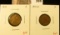 (2) Lincoln Cents, 1911 F & 1911-D F, value for pair $11+