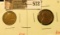 (2) Lincoln Cents, 1915-D G & 1915-S G, value for pair $22