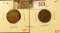 (2) Lincoln Cents, 1916 VF & 1916-S XF, value for pair $27