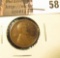1924 D Lincoln Cent, VF.