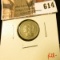 1866 3 Cent Nickel, VF, value $28