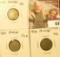 (3) Three Cent Nickels: 1865 VG & Fine, & 1866 VG.
