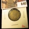1905 V Nickel, XF, value $30