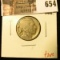 1914-S Buffalo Nickel, G+, full date, value $30+