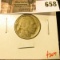 1916-D Buffalo Nickel, F, value $30