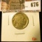 1931-S Buffalo Nickel F, value $20