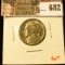 1938 Jefferson Nickel, BU, value $10