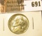 1942-S Jefferson Nickel, BU, value $12