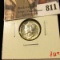 1942 Mercury Dime, BU MS63+, value $12