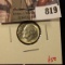 1955 Roosevelt Dime, BU, value $5