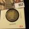 1900 Barber Quarter, G+ full rims, value $9