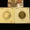 (2) Barber Quarters, 1907-O & 1908-D, both AG, value for pair $11