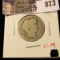1910-D Barber Quarter, G obverse, AG reverse, G value $9