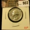 1939-D Washington Quarter, AU, value $15