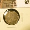 1835 Capped Bust Dime, scratches, VF.
