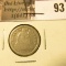 1853 P U.S. Seated Liberty Dime with Arrows, VG.