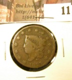1826 U.S. Large Cent, Good to VG.