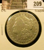 1883 CC Morgan Silver Dollar, Good.