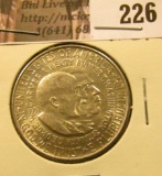 1953 Washington/Carver Silver Commemorative Half Dollar, Uncirculated.