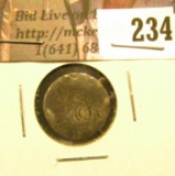 Love Token Reverse on a Victorian Canada Five Cent Silver.