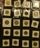 (8) 1919P, (8) 1920P, (3) 26P, & 27P Buffalo Nickels. All carded.