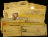 (18) Different Old Checks dating back to 1857. Includes some rarities including checks from Banking