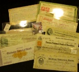 Postal History & Old Check lot dating back to 1873. Includes 1904 Woodland, Cal. 