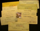 (8) Old uncancelled/cashed Checks with face value under $1.00.