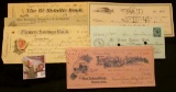 Old Check lot dating back to 1878. Includes 1878 