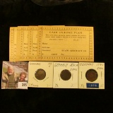 (8) Unused Ticket Punch cards for 