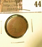 1869 U.S. Indian Head Cent, Fair-AG.