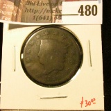 1822 Large Cent, G, value $30