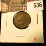1888 Indian Head Cent, VF+, value $8