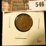 1897 Indian Head Cent, VF30, value $10