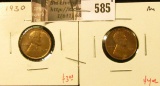 (2) Lincoln Cents, 1930 AU+ & 1930-D AU, value for pair $7