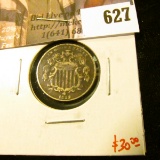 1882 Shield Nickel, VG dark, value $30