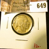 1913 Type 1 (Mound) Buffalo Nickel, VF, value $20