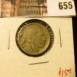 1915 Buffalo Nickel, VF, value $15