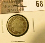 1882 U.S. Three Cent Nickel, Good.