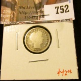 1895-S Barber Dime, G, value $42