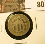 1868 U.S. Shield Nickel, Good.