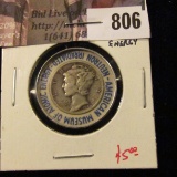 1942 Mercury Dime, encased and Neutron Irradiated – Museum of Atomic Energy, value $5