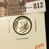 1943 Mercury Dime, BU MS64+, nice! value $14