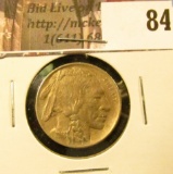 1913 D Type One Buffalo Nickel, EF.